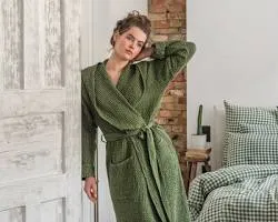 Escarra Luxury Velour Bathrobe